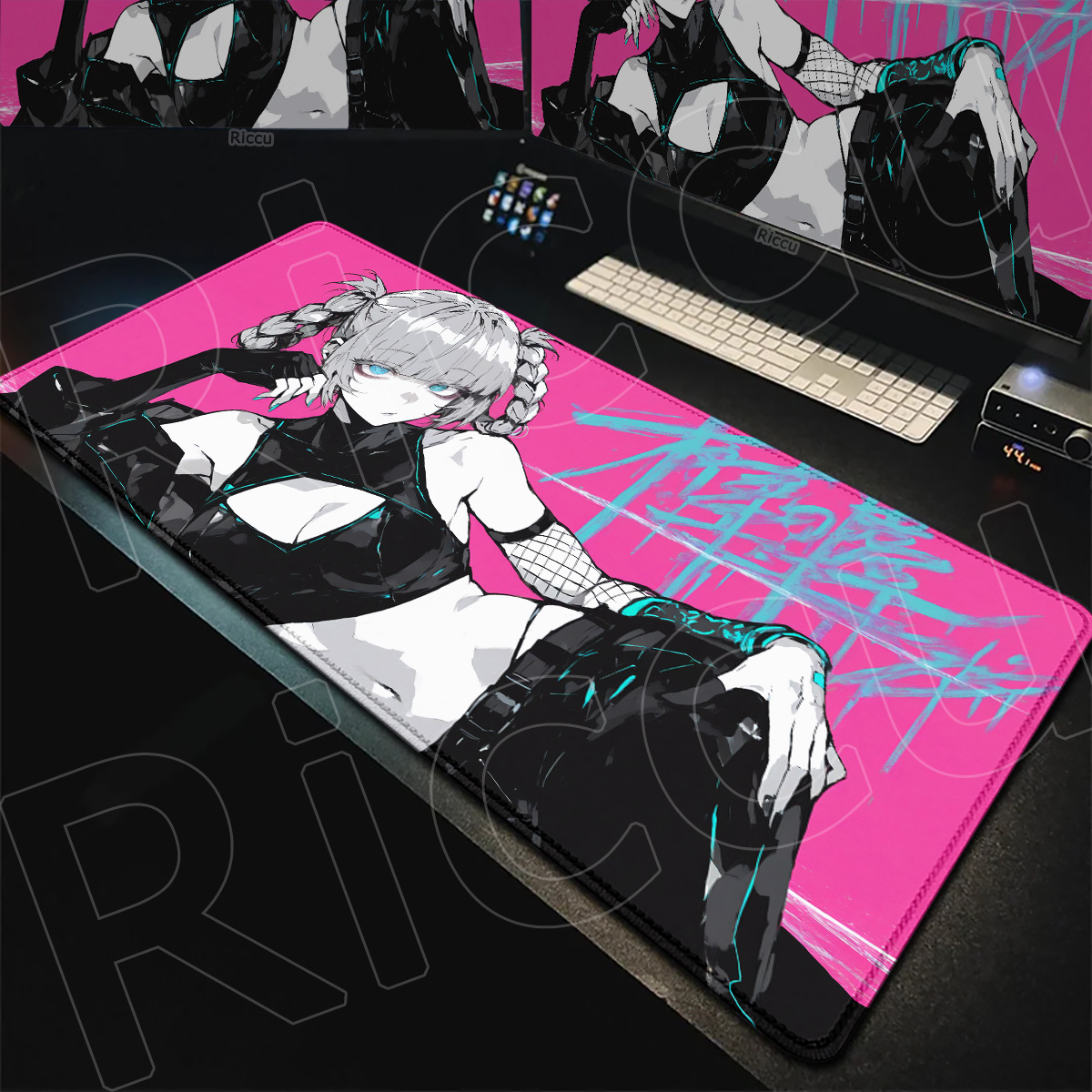 Laptop Accessories For Programmers - XXL Manga Laptop Keyboard Mat PC