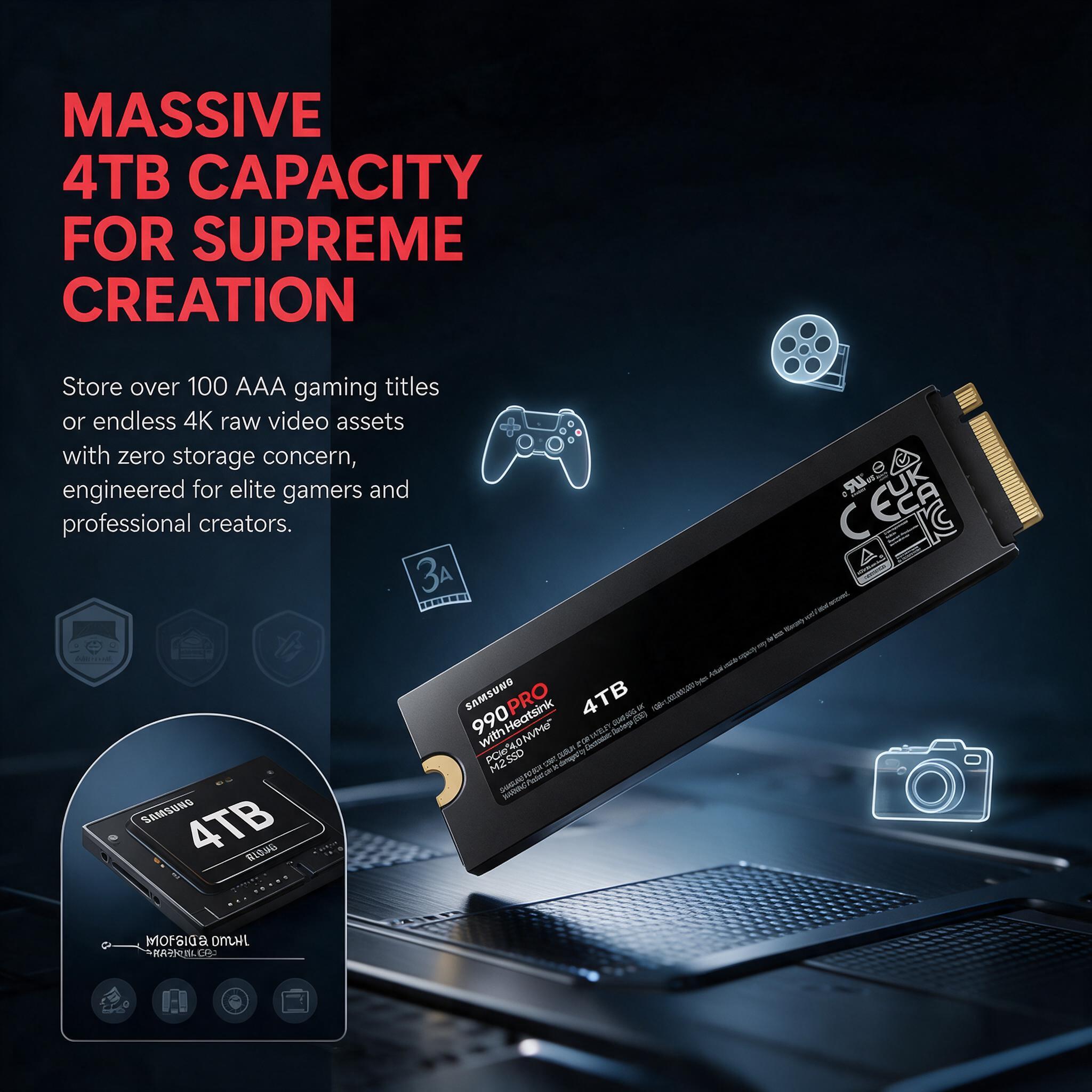 SAMSUNG 990 PRO with Heatsink  - Samsung Ssd 990 Pro review and price