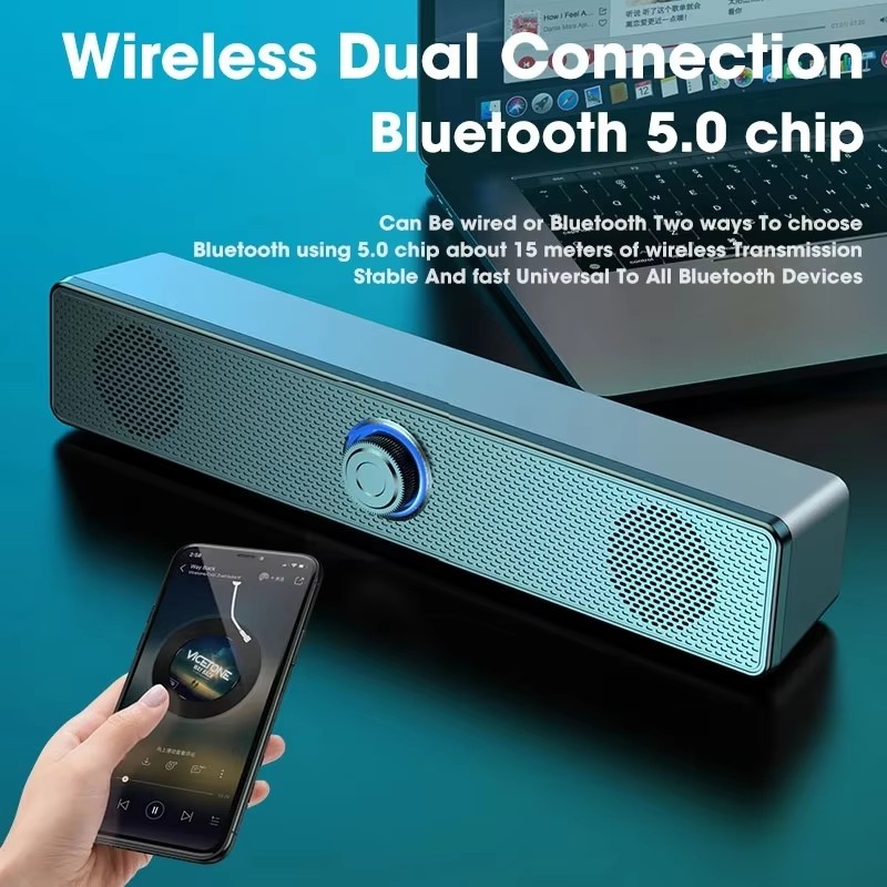 Music Soundbar Computer Caixa  - Laptop Stand Portable review and price