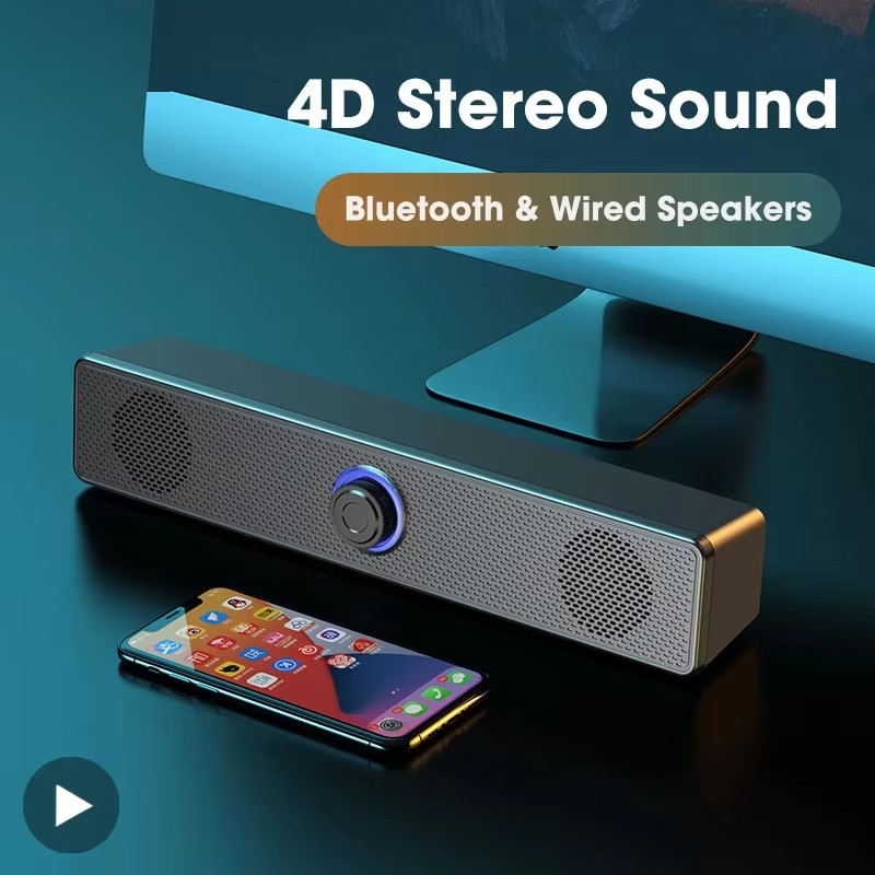 Music Soundbar Computer Caixa  - Laptop Stand Portable review and price