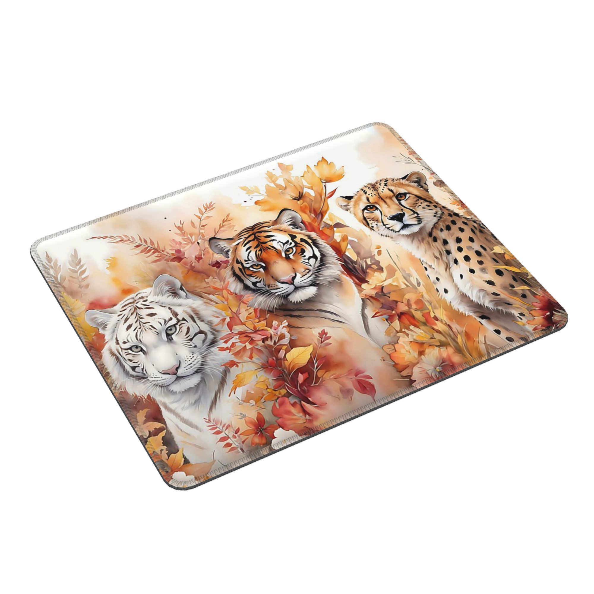 Tiger Face And Autumn Foliage  - Laptop Accessories For Programmers review and price