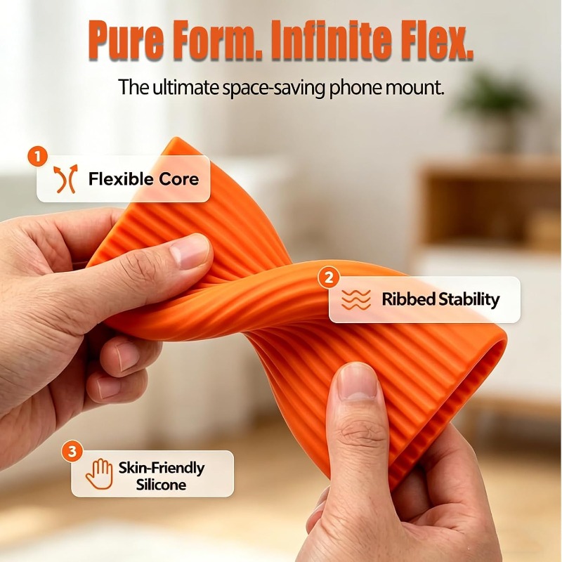 Flexible Foldable Silicone Pho - Laptop Stand Portable review and price
