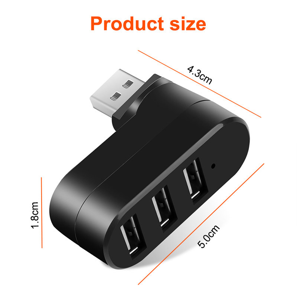 3 Port Multi 2.0 USB HUB Mini  - Laptop Accessories For Programmers review and price