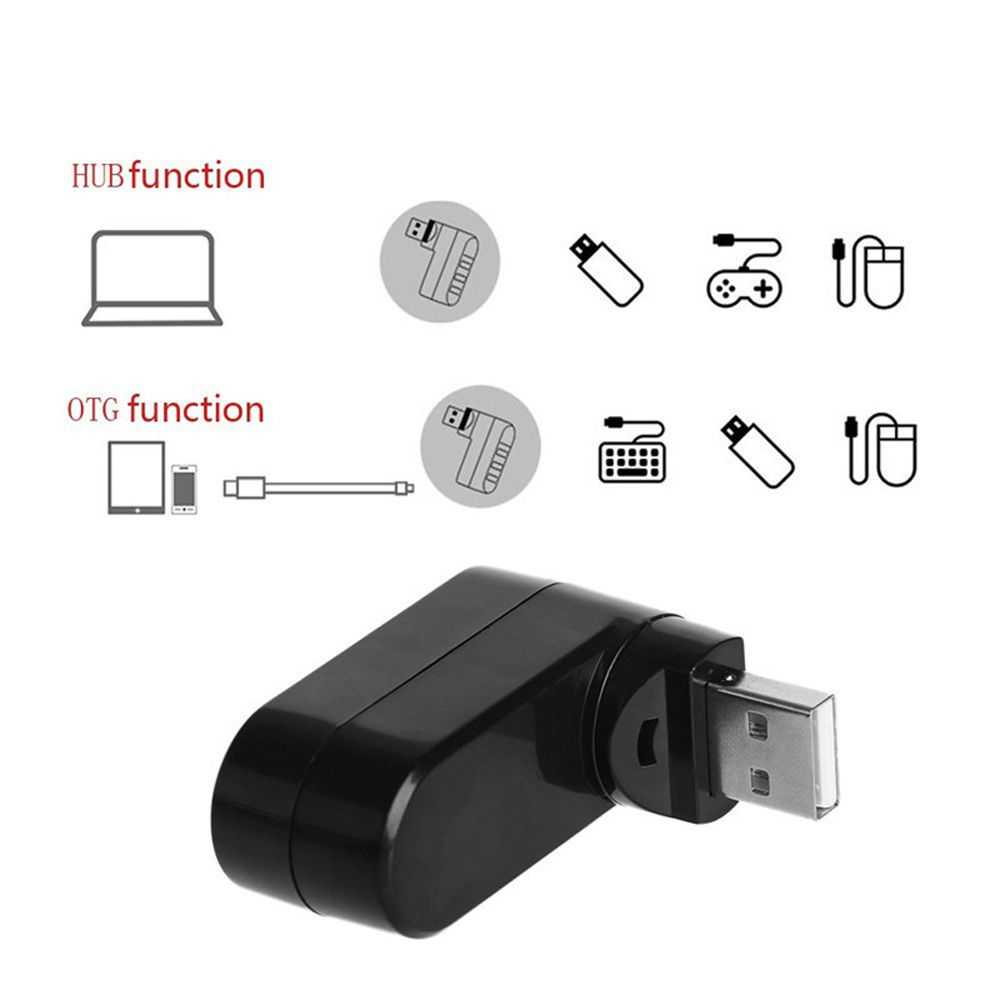 3 Port Multi 2.0 USB HUB Mini  - Laptop Accessories For Programmers review and price