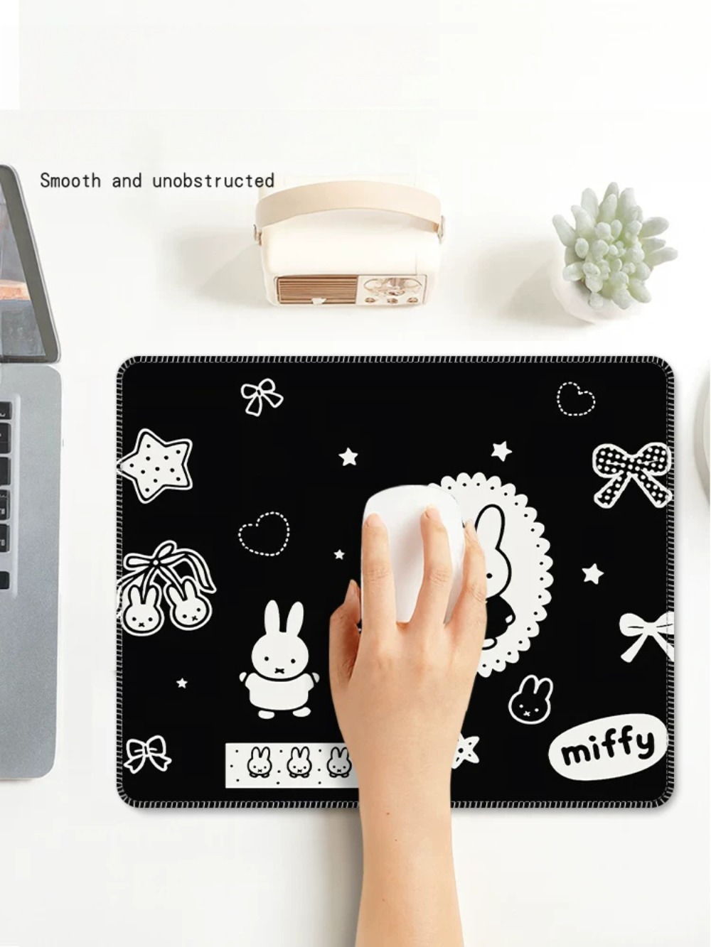 Cartoon Miffy Mouse Pad Small  - Laptop Accessories Gifts review and price