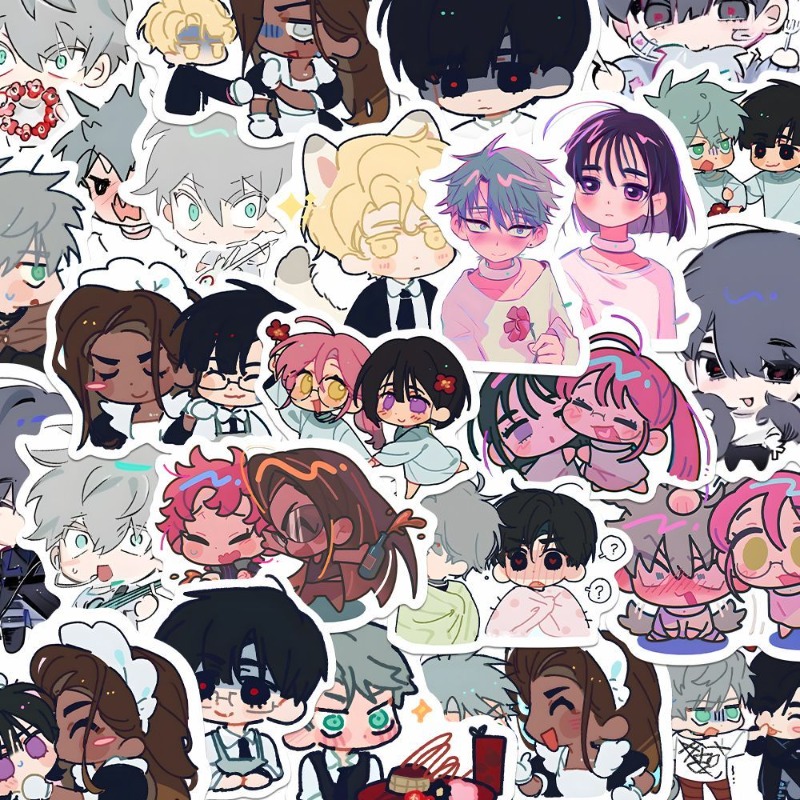 80Pcs/set Cartoon Anime Alien  - Laptop Accessories Gifts review and price
