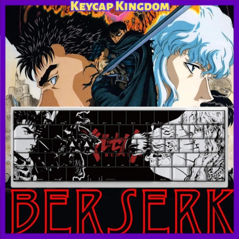 BERSERK Theme Anime Keycap 98  - Laptop Accessories Gifts review and price