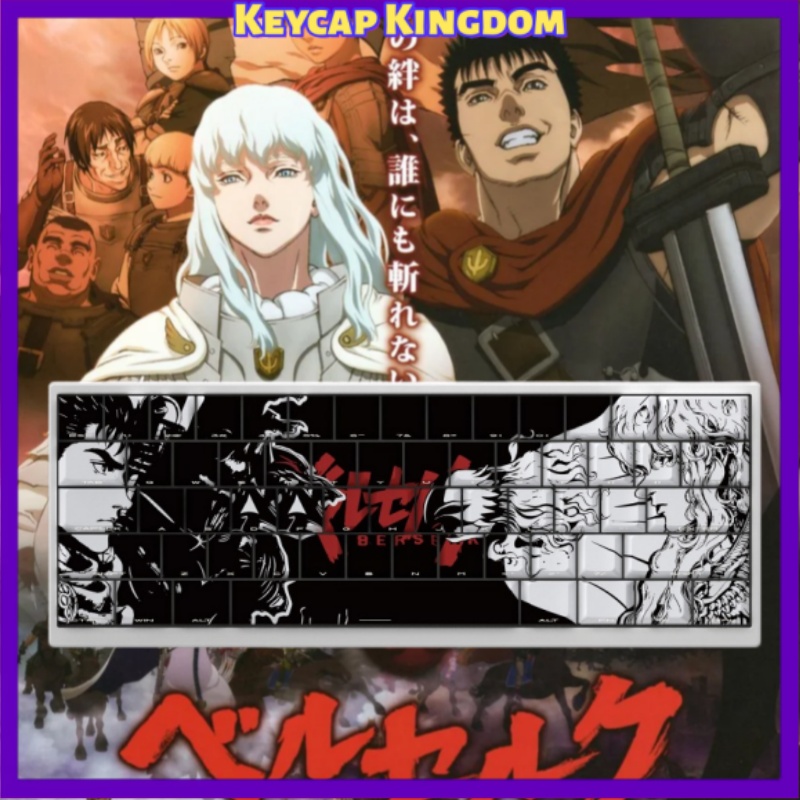 BERSERK Theme Anime Keycap 98  - Laptop Accessories Gifts review and price