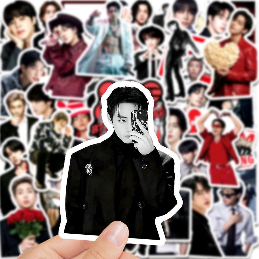 BTS K-pop Boy Group Stickers 5 - Laptop Accessories Gifts review and price